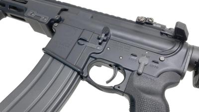 [東京マルイ] M4A1 MWS リアルガスブローバック ガイズリータイプハンドガード等外装カスタム (中古)サブ画像へ5