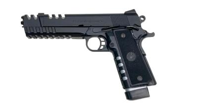 [WA] ドーベルマン.45 リミテッドエディション SCW1 ガスブローバック マグウェル欠品 ガンケース付 (中古)サブ画像へ1