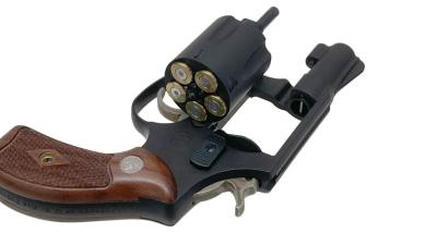 [タナカ] S&W .38 チーフスペシャル エアウェイト “ベイビーエアクルーマン” HW ver.2 発火モデルガン ダミーブレッドカスタム (未発火)サブ画像へ5