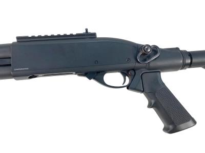 [Golden Eagle] M870 ガスショットガン ショートモデル Tactical/Black ge-8871ストックカスタム ガンケース付属 (中古)サブ画像へ3