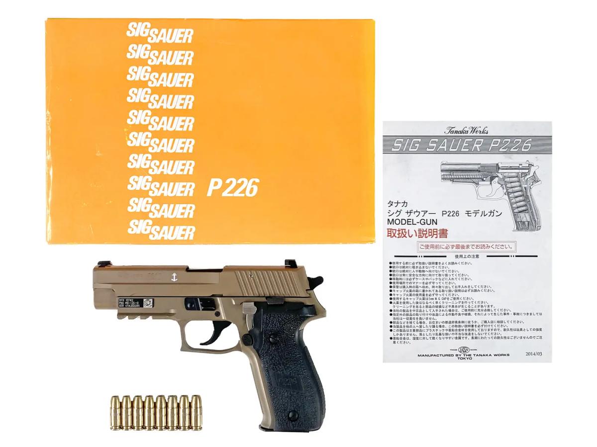 [タナカ] P226 Mk25 Desert EVO2 フレームHW モデルガン (中古)