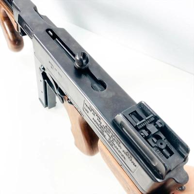 [MGC/TAITO] トンプソン M1921 シカゴタイプ SMG 金属モデルガン 後期型 2 フランス・ローズ高級木製ストック仕様 (中古)サブ画像へ7