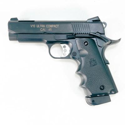 [DOUBLE BELL] V10 コンパクト Co2ガスタイプ No.892 樹脂スライド ブラック ガスブローバックガン (中古)サブ画像へ1