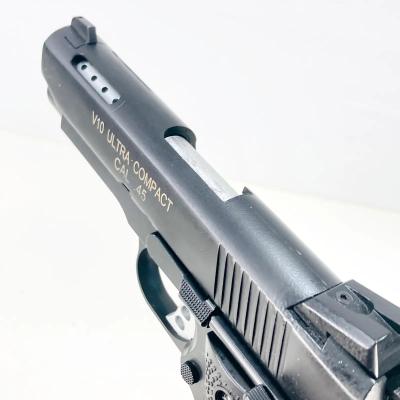 [DOUBLE BELL] V10 コンパクト Co2ガスタイプ No.892 樹脂スライド ブラック ガスブローバックガン (中古)サブ画像へ6