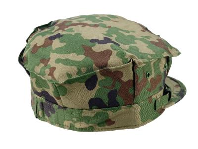 [NB] 新型迷彩八角帽VCリップストップ顎紐付き IR対応 撥水加工 (中古)サブ画像へ1