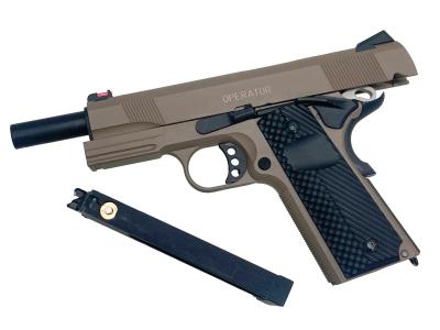 [Carbon8] M45DOC -Desert Operators' Custom- CO2ブローバック 旧マガジン仕様 バレルカスタム ガンケース付属 (中古)サブ画像へ6