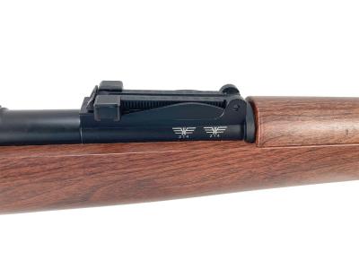 [BELL] モーゼル Kar98k ライブカート式エアコッキング フェイクウッド ホワイト刻印入 NO.102 (中古)サブ画像へ5