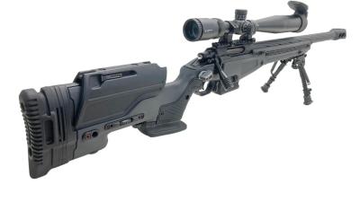 [ACTION ARMY] AAC T10/Tactical 10 BK ボルトアクションライフル フルーテッドバレル・スコープ等外装カスタム ガンケース付 (中古)サブ画像へ2