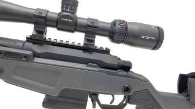 [ACTION ARMY] AAC T10/Tactical 10 BK ボルトアクションライフル フルーテッドバレル・スコープ等外装カスタム ガンケース付 (中古)サブ画像へ5
