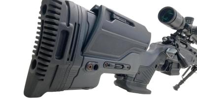 [ACTION ARMY] AAC T10/Tactical 10 BK ボルトアクションライフル フルーテッドバレル・スコープ等外装カスタム ガンケース付 (中古)サブ画像へ6