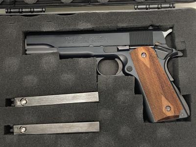 [東京マルイ] コルト ガバメント マークIV シリーズ'70 CAW木製グリップカスタム メタルバレル カスタム (中古)サブ画像へ1