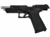 [G&G] GTP9 Black_ブラック シルバーバレル_Feather Weight65サプレッサー付カスタム ガスブローバック (中古)