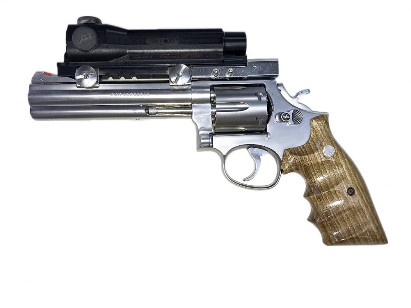 MGC] S&W M686 コンバット・マグナム 6インチ 発火モデルガン 木製 ...