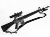[東京マルイ] M16A1 ベトナムバージョン EG700 2-6x25EGイルミネートスコープ/フラッシュライト付 電動ガン (中古)