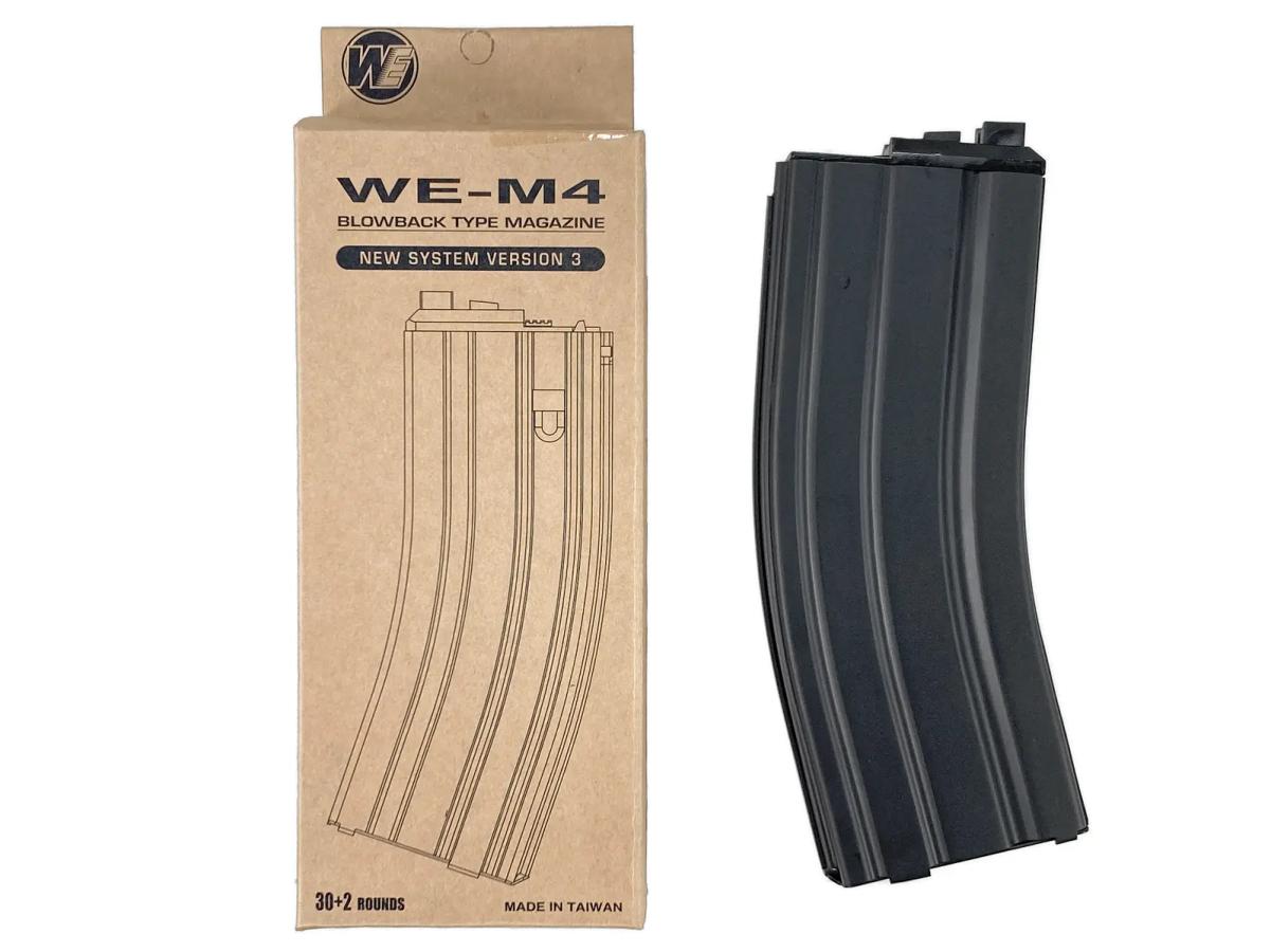 [WE] M4 用 30連　CO2マガジン V3 システム用 BK (新品)