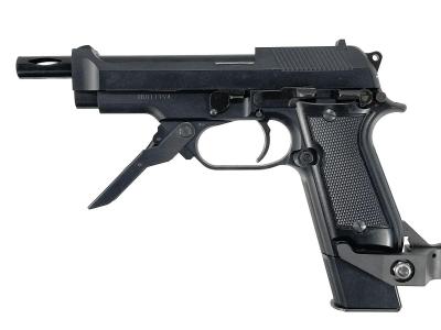 [KSC] ベレッタ M93R-C セカンドバージョン ガスブローバック  ABS 3点バーストカスタム  ストックハードケース付き (中古)サブ画像へ1