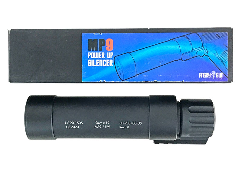 [ANGRY GUN] KWA/KSC MP9/TP9用 パワーアップサイレンサー 2021ver. (中古)