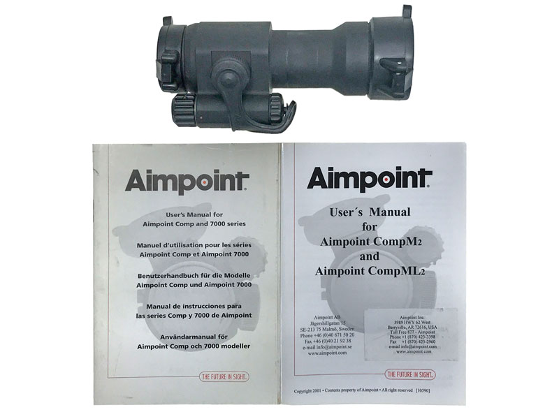 [Aimpoint] COMP M2 BK ダットサイト 実物 (中古)
