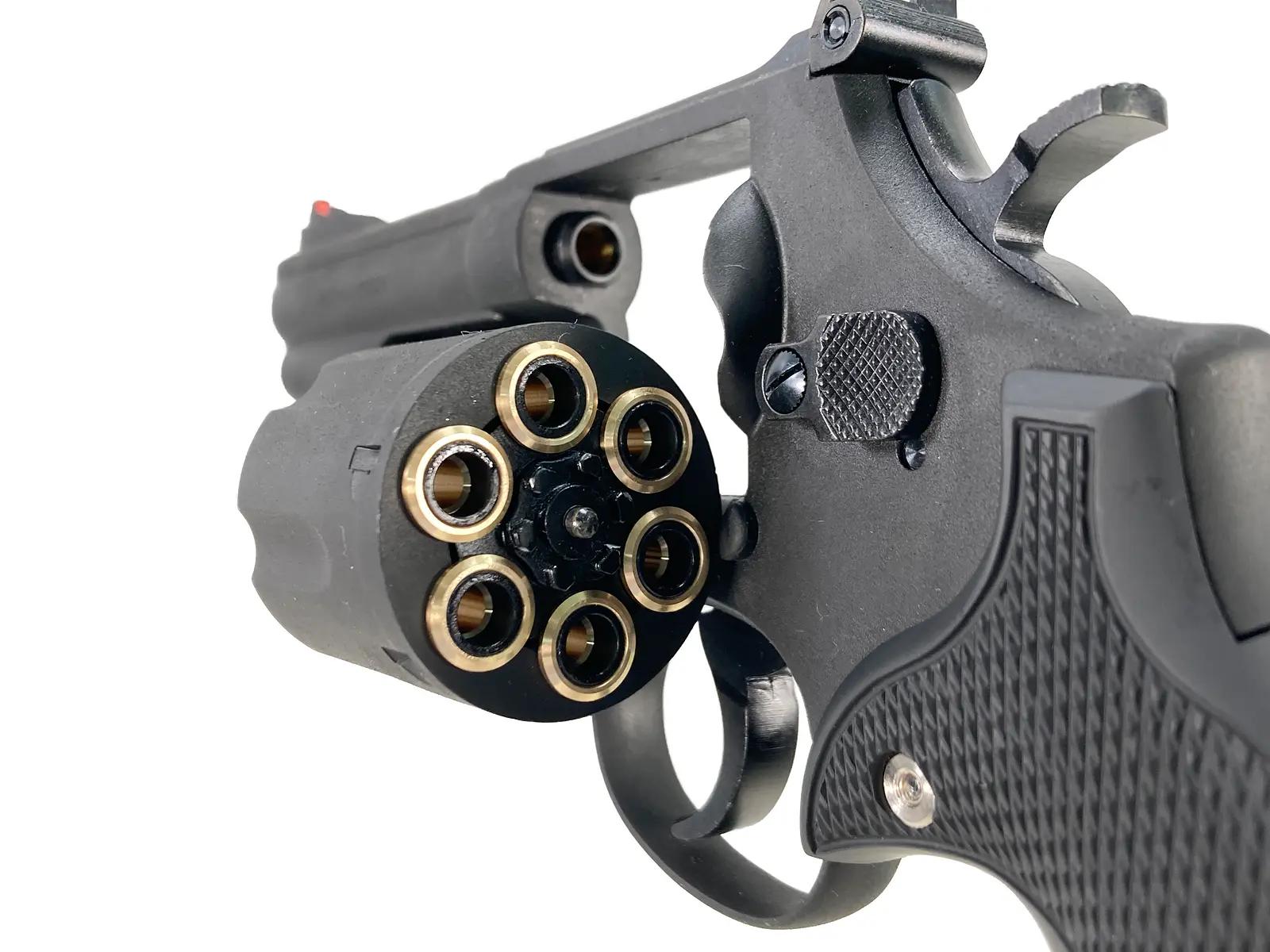 マルシン] S&W M586 新型パッキンXカートリッジ 6mmBB ガスリボルバー