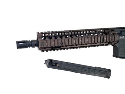 [EMG/DE Airsoft] Daniel Defense MK18 10.3inch ガスブローバックライフル FDE OfficialLicense/JP Ver. (中古)サブ画像へ6
