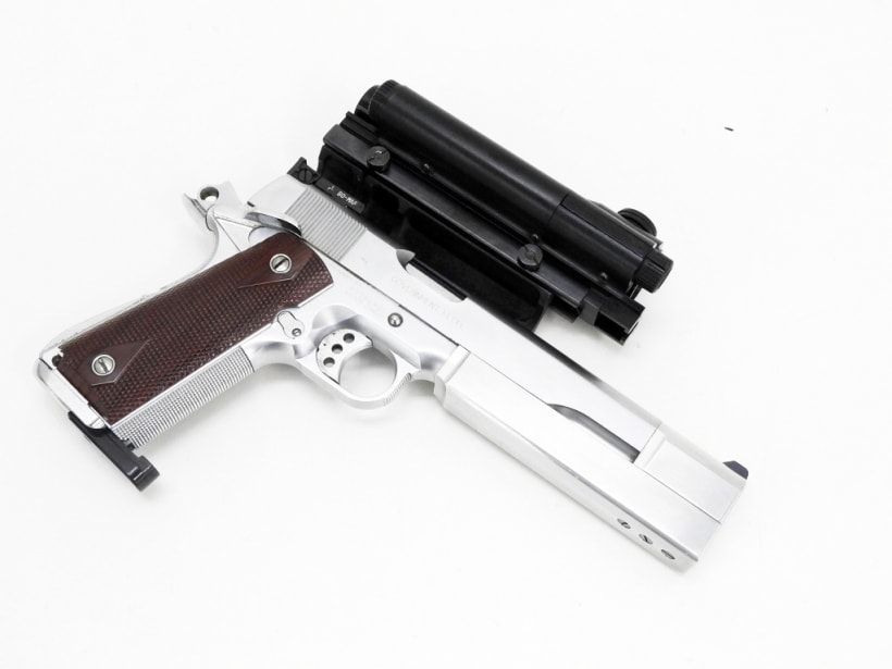 MGC] コルト1911 MkIV シリーズ80 固定スライド シルバー ドットサイト 