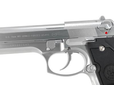 [KSC] ベレッタ U.S 9mm M9 アニバーサリー 米軍正式採用20周年記念モデル シルバー セミカスタム (中古)サブ画像へ3