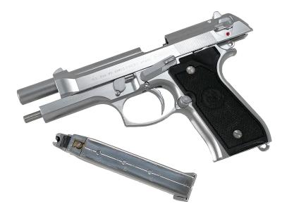 [KSC] ベレッタ U.S 9mm M9 アニバーサリー 米軍正式採用20周年記念モデル シルバー セミカスタム (中古)サブ画像へ6