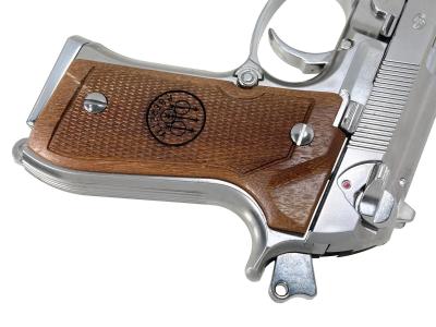 [東京マルイ] M92F クロームステンレス ガスブローバック 木製グリップカスタム (中古)サブ画像へ5