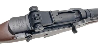 [東京マルイ] U.S.ライフル M14 ウッドタイプストックver. スタンダード電動ガン ストックツヤ消しカスタム (中古)サブ画像へ4