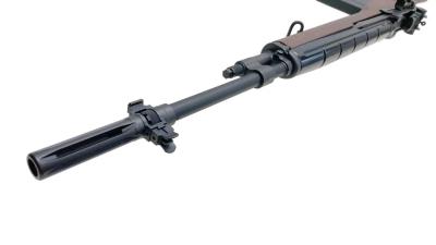 [東京マルイ] U.S.ライフル M14 ウッドタイプストックver. スタンダード電動ガン ストックツヤ消しカスタム (中古)サブ画像へ5