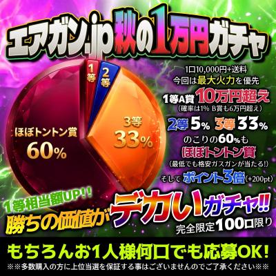 [エアガンJP2026 秋企画] 【ターゲットを狙撃せよ！】 エアガン.jp 秋の1万円ガチャ第二弾 ～1等A賞10万越え編～ (新品)サブ画像へ1