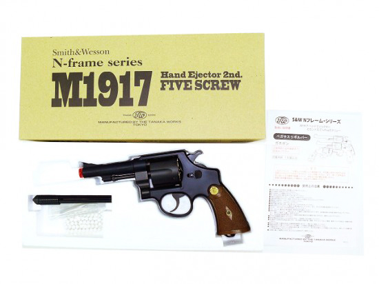 [タナカ] S&W M1917.455 HE2 4インチ (中古)