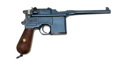 [A!CTION] モーゼル C96 RED9 ダミーカートモデルガン 観賞用 ブルーイングカスタム (中古)サブ画像へ2