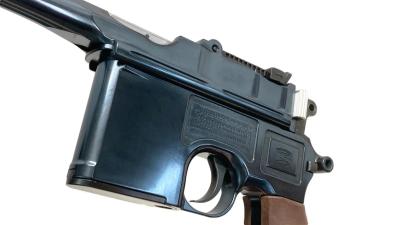 [A!CTION] モーゼル C96 RED9 ダミーカートモデルガン 観賞用 ブルーイングカスタム (中古)サブ画像へ5