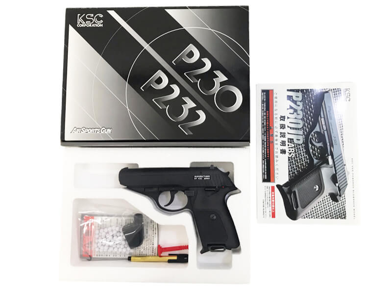 KSC SIG P230JP GBB HW ランヤードコード付き-