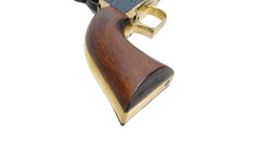 [CAW/キャロムショット] M1851 NAVY 2nd 真鍮製TG/BSモデル モリブデンブルー 発火モデルガン (未発火)サブ画像へ3