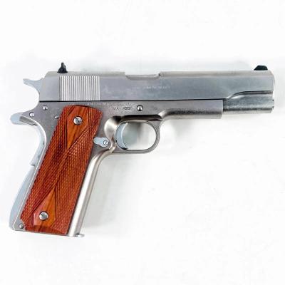 [WA] コルト ガバメント MKIV シリーズ80 シルバー ガスブローバック (訳あり)サブ画像へ1
