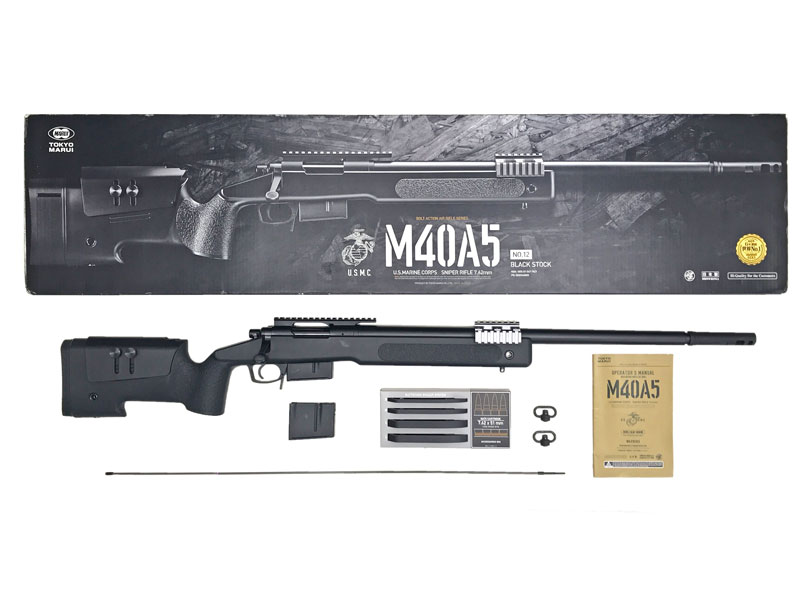東京マルイ] M40A5 ブラックストック ボルトアクションエアー