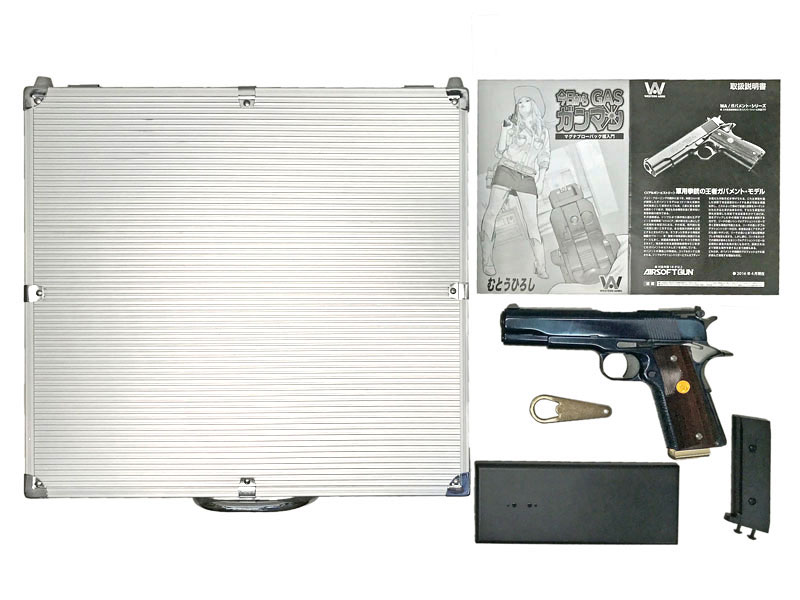 [WA] コルトBOB CHOW ver.1.5／ブルースチールカスタム CBHW SCW3 ガスブローバック 少量限定生産 (中古)