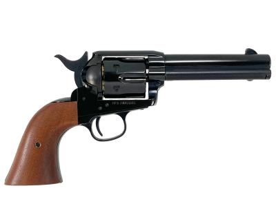 [マルシン] コルト SAA.45 ピースメーカー Wディープブラック Xカートリッジ 固定ホップ/新型バルブ ABS 木製グリップカスタム (中古)サブ画像へ2