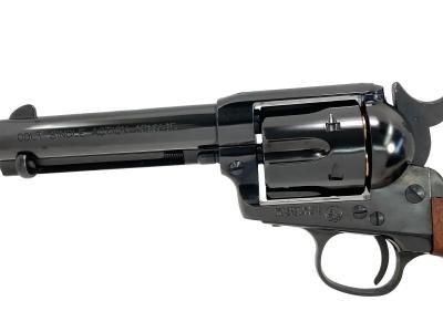 [マルシン] コルト SAA.45 ピースメーカー Wディープブラック Xカートリッジ 固定ホップ/新型バルブ ABS 木製グリップカスタム (中古)サブ画像へ3