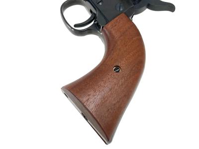 [マルシン] コルト SAA.45 ピースメーカー Wディープブラック Xカートリッジ 固定ホップ/新型バルブ ABS 木製グリップカスタム (中古)サブ画像へ7