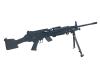 [S&T_CYBERGUN] M249 SAW E2 スポーツライン BK 電動ガン リアル刻印仕様 ストックピン穴加工跡あり (訳あり)