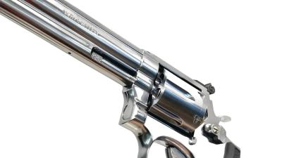 [マルシン] S&W M686 .357マグナム 6インチ DAVISタイプグリップ シルバーABS ガンケース付 (中古)サブ画像へ5