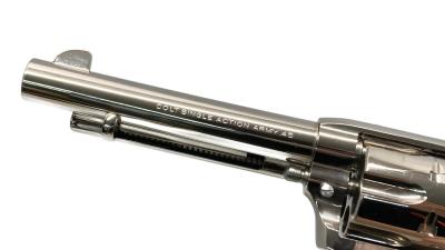 [CAW] コルト SAA 2nd ニッケルフィニッシュ アーティラリー 発火モデルガン グリップ変更 (未発火)サブ画像へ5
