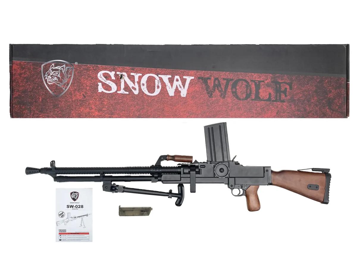 [SNOW WOLF] ブルーノ ZB26 /ZB Vz.26軽機関銃 リアルウッド電動ガン SW-028-W (中古)