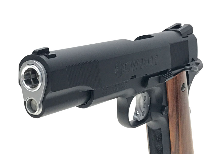 WA] SCW S&W SW1911 ブラック ガスブローバック 木製グリップ