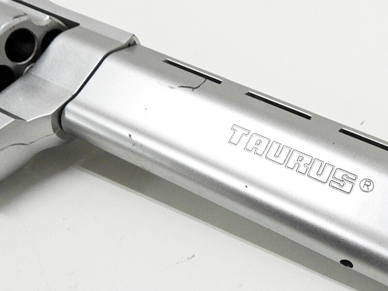 [マルシン] トーラス レイジングブル 6mmBB Xカートリッジ グロスシルバーHW 6.5インチ ガスガン (中古)
