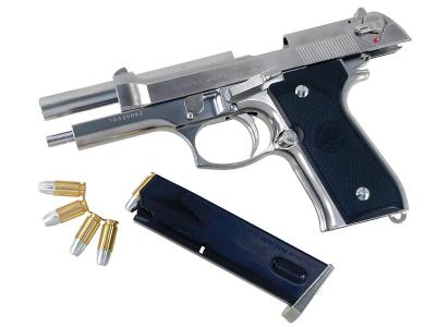 [タナカ] ベレッタ M92F INOX 発火モデルガン スライド打痕 (中古)サブ画像へ7