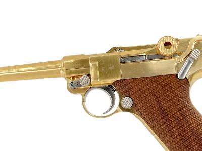 [マルシン] ルガー P08 4インチ Parabellum 木製グリップ 金属モデルガン (中古)サブ画像へ3